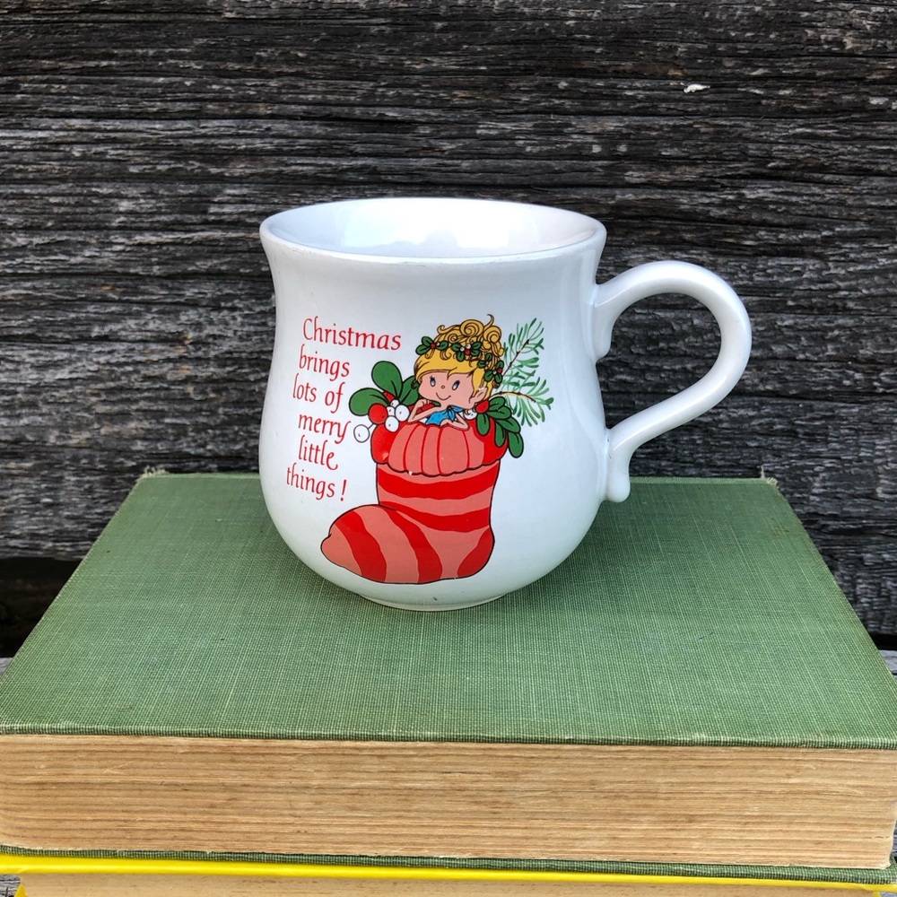 Herself the Elf 1984 coffee mug Christmas cup 1980s kid 80s retro pixie cute💚❤️